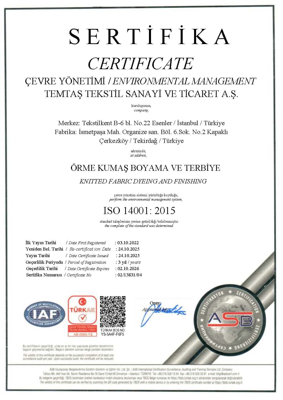 ISO 14001:2015