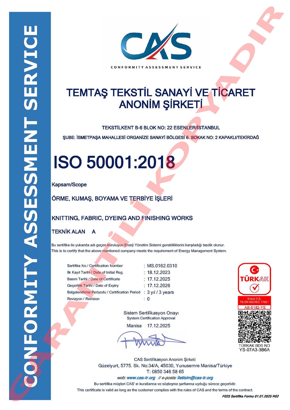 ISO 50001:2018